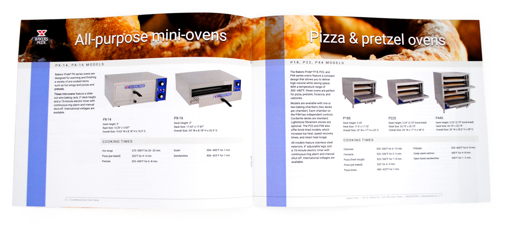 Bakers Pride Countertop Oven Brochure