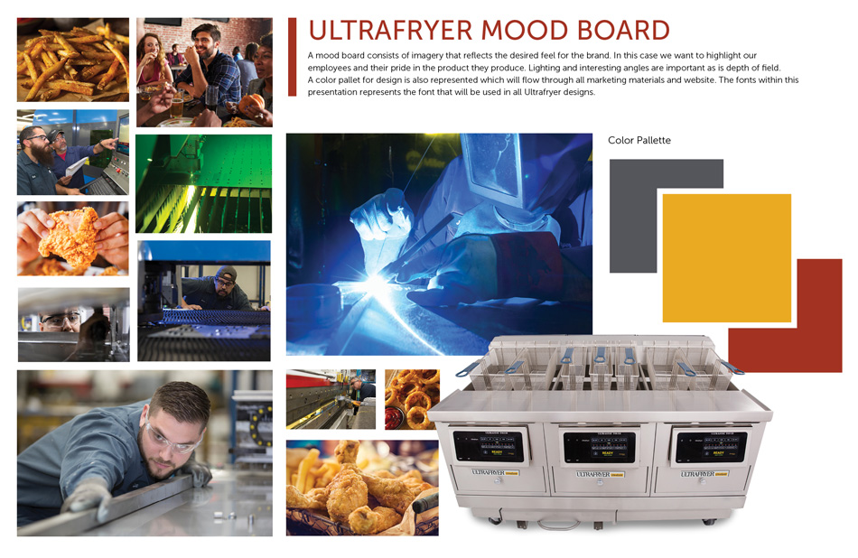 Ultrafryer Rebranding Mood Board